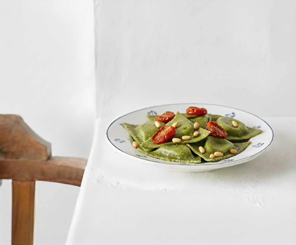 triangoli verdi ricotta e ortica